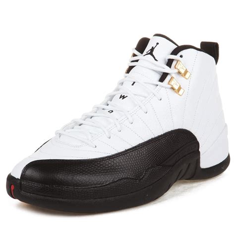 jordan 12 white black and red